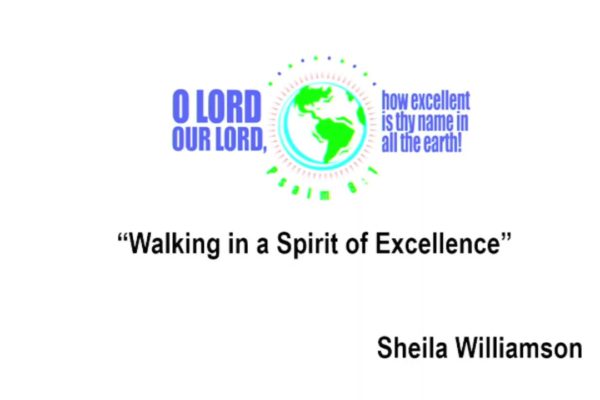 walking in the spirit of excellence sermon