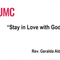 Stay in Love With God