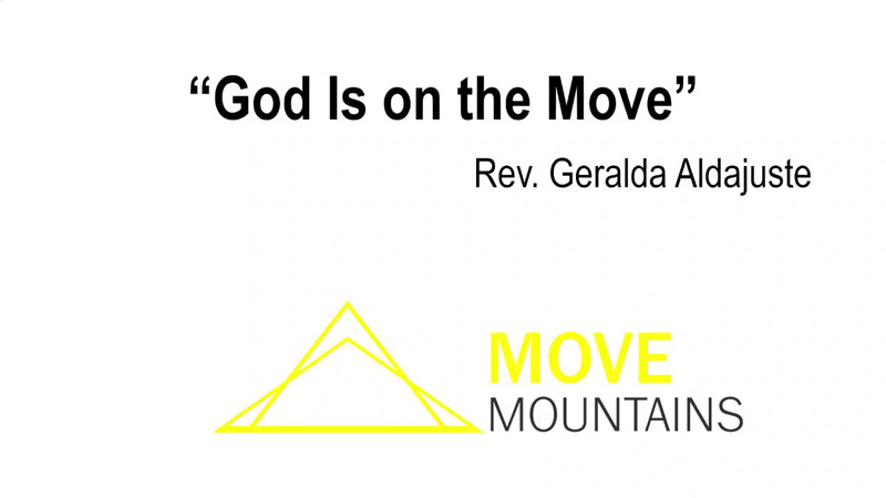 God Is On the Move