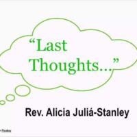Last Thoughts