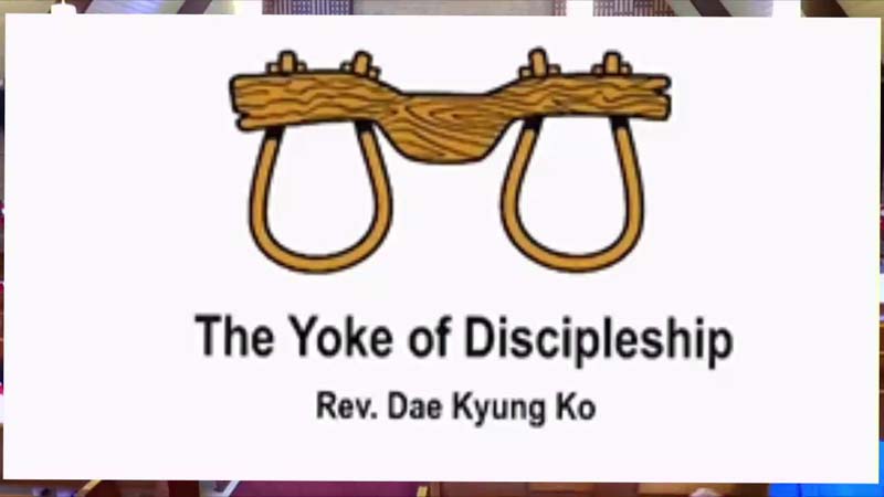 The Yoke of Discipleship